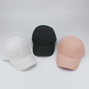 Kadınlar Nefes Örgü Kızlar için marka Yazlık Dantel Şapka Beyzbol Şapkası Snapback Hip Hop Moda Kadın Baba Ayarlanabilir Kemikleri Caps