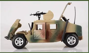 1:24 Yeni Amerikan H1 Jeep off-road askeri araç simülasyon alaşım araba modeli oyuncak ücretsiz kargo