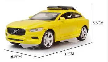 1:32 alaşım araba modelleri,volvo XC yüksek simülasyon modeli,metal döküm,oyuncak araçlar,geri&yanıp sönen ve müzik,ücretsiz kargo çekin