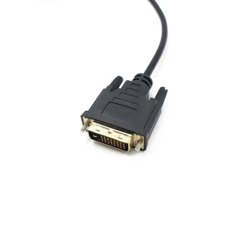 1.8 M Profesyonel DP-D 24+1Pin Erkek Monitör Kablosu DVI Dönüştürücü Kablosu Yüksek Kalite DisplayPort Erkek DVI