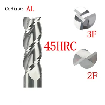1 ADET 4 veya 2 20x150MM Flüt Tungsten Karbür End Mill / top end End Mill HRC50 HRC45 HRC55 HRC60 HRC65 Alüminyum freze