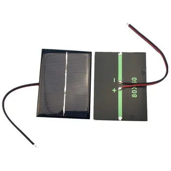 1 adet 54 W 1.5 V Güneş Paneli, Güneş enerjisi Cep telefonu Şarj cihazı Ev DİY Modülü