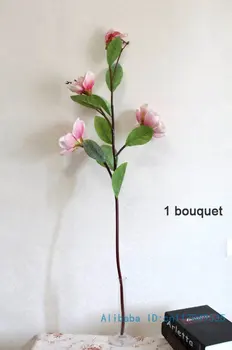 1 ADET Güzel Sahte çiçek İpek Çiçek Yapay Manolya denudata Ev Dekorasyon hediye F58