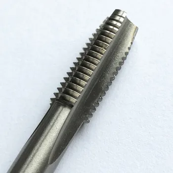1 ADET HSS6542 ücretsiz kargo Flüt düz çelik metal diş çekme makinesi için Musluk Vida Dokunun ince çentik M7*0.5/0.75/1.0 Makine yaptı