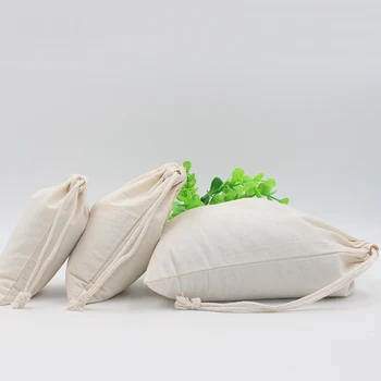 1 adet/lot 29*39cm 130 pamuk çanta kılıfı Toptan gıda çanta Logosu büyük kumaş İpli Hediye Çanta pirinç ambalaj poşetleri Baskılı