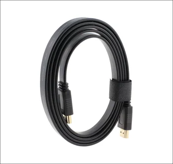 1 Erkek AV Ses Video Flex Şerit Kısa Kablo için yeni Sürüm 1.4 3D HDMI Erkek 0.5 M / 0.5 M /