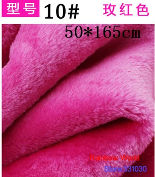 1# rose Yüksekliği 8mm Oh, Polar peluş PV kadife velboa kumaş DİY dikiş Şeyler oyuncak hayvan ev sleepcoat yastık(50*165cm)