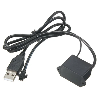 1 USB Çevirici Denetleyicisi-3M El Tel Kızdırma Esnek Neon DC5V USB Güç Adaptörü USB Konnektör Dönüştürücü Sürücü LED