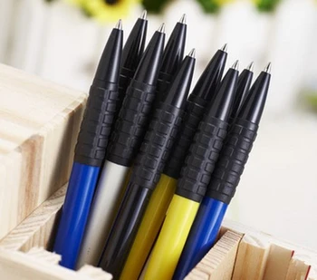 10 adet Basın tükenmez kalem tükenmez kalem okul kırtasiye malzemeleri ofis. Marka ürünlerin kalitesini sağlamak için