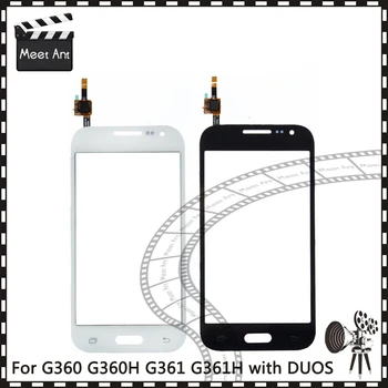 10 adet/lot İçin Samsung Galaxy DUO Core Prime G360 G360H G3608 G361 G361H G361F Dokunmatik Ekran dijital dönüştürücü Sensörü Cam Lens Paneli