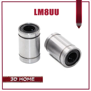 10 adet/lot LM8UU 8mm 8x15x24mm Lineer Rulman Bush 3D yazıcı için 8mmx15mmx24mm Burcu