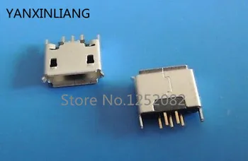 10 adet Mikro Mini USB Tip AB Kadın 5 Pin DİP Soket Konnektör Düz bacaklar