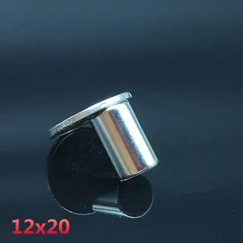 10 adet neodymium mıknatıs 12x20mm N35 Disk Yuvarlak Süper Güçlü mıknatıslar 12x20 mm Güçlü Nadir Toprak Neodim 12*20 mm Mıknatıs