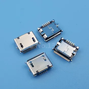 100Pcs Mikro USB Tip B Dişi 5Pin Soket SMT PCB Montaj Lehim Jack Konnektör
