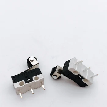 100pcs Mini Mikro Sınırı Silindir Kol Mikroswitch SPDT Sub Minyatür 1A 125V AC Anahtarı