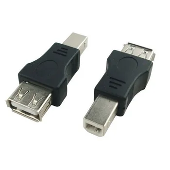 10x Yeni USB Type A Dişi B Tipi Erkek USB Adaptörü
