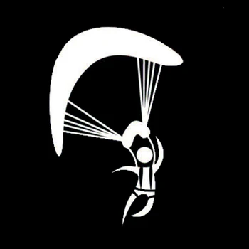 11.5*16.9 CM Moda Solo yamaç paraşütü Araba Çıkartmaları Vinil Çıkartmalar Araba C7 Siyah/Gümüş Stil sitesinde bulunan Kişiselleştirilmiş-