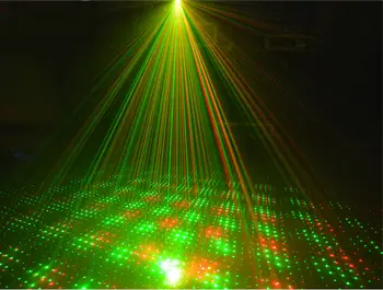110 Mini Kırmızı ve Yeşil lazer sahne aydınlatma Sahne Işık Disko Parti Desen Aydınlatma Twinkle-240
