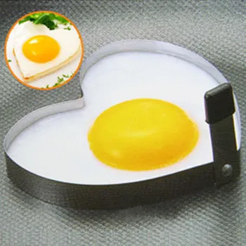 1168 aşk yaratıcı yumurta pancake yüzük paslanmaz çelik kalıp ile kızarmış yumurta kızartma aracı