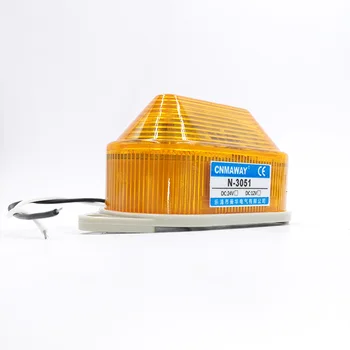 12 V 24 V 220V ışık Lambası küçük Yanıp sönen Işık Alarm Uyarı N-3400 Gösterge ışığı Strobe Sinyali IP44 LED