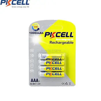 12PCS/3Card PKCELL Nİ-MH 1.2 V 1000mAh AAA Pil 3A Piller