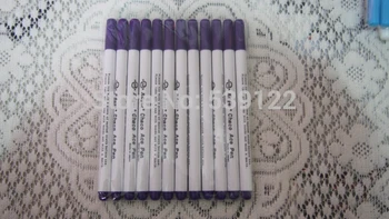 12pcs/lot Su Silinebilir Kalem DİY Mürekkep İşaretleri Ücretsiz nakış İşleme Araçları İçin belirlenen Çapraz Dikiş Kitleri İçin Kumaş Marker Kalem Kalem