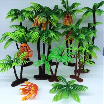 14 trigeminal palmiye peyzaj bitkileri peyzaj 5 adet Yapay bitki Ev Bahçe Evlilik Dekorasyon Dekor