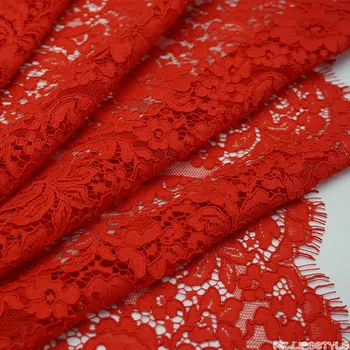 150*150cm Fransız naylon pamuk gipür dantel kumaş kirpik dantel Ev Tekstil Tekstil Dantel Kumaş Dikiş döşeme