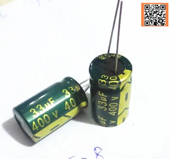 18 T28 400V33UF 13 2 adet/lot 33UF yüksek frekans düşük empedans 400 V 33UF alüminyum elektrolitik kondansatör boyutu*