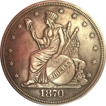 1870 ABD'de 1 Dolarlık paralar 2 ÜCRETSİZ KARGO KOPYA Yazın