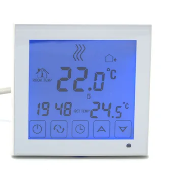 2 AB yerden ısıtma termostatı haftalık programlanabilir 5+