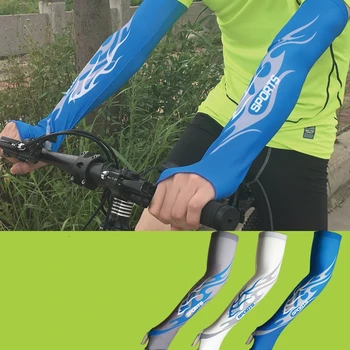 2 Adet/lot Nefes Kol Bisiklet Güneş UV Koruyucu Erkekler Kadınlar Bisiklet Kol Isıtıcıları Kapak Bisiklet manguitos para ciclismo Kollu