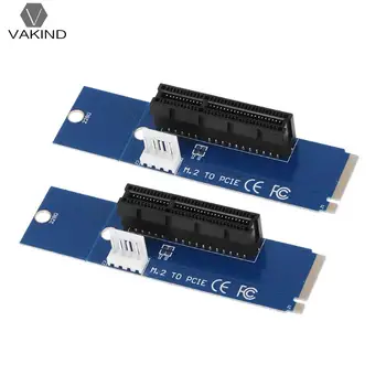 2 adet NGFF M2 2-E 4X Yükseltici Kart M. BTC Madenciliği Destek 2260/2280 M. 2 SSD Yuvası PCI Express Raiser Adaptör Dönüştürücü PCI