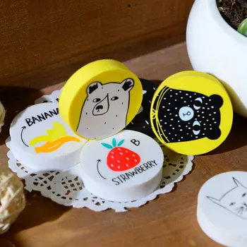 2 adet / paket Kawaii Karikatür küçük Kalmak ayısı Silgi Lastik yaratıcı Kırtasiye Çocuk Hediye Oyuncak çocuklar için hediye Malzemeleri Öğrenciler