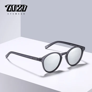 20/20 Marka Tasarım Yeni Klasik Polarize Erkek Kadın için PL324 Yuvarlak Güneş Gözlüğü Unisex Vintage Tonları Gözlük Sürüş güneş Gözlüğü
