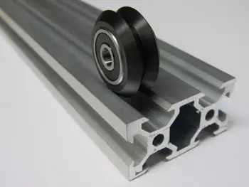 20 mm ekstruzyon lineer ray CNC 3D yazıcı için Funssor Delrin Çift V Tekerlek Seti, OX