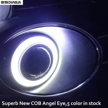 2012 Toyota için Ownsun Süper COB Sis lambası Angel Eye Bumper Projektör Lens Corolla