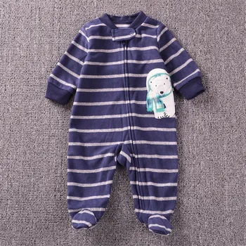 2016 Orijinal Yeni Varış Tek Parça Bebek Çocuklar Kızlar Uyku & Oyun Elbise Giyim 3m -12 pijama yeni Doğmuş Kadar Ek