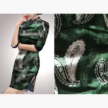2016 Yeni Varış İpek Tükenmişlik Bandana Kumaş Elbise Kumaş Yarı Şeffaf Yeşil Renk Ücretsiz Kargo