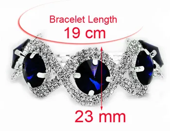2017 Gümüş Renk düğün gelin Avusturya Kristal Bilezik Küpe Kristal kolye Moda Takı 1112 ayarlar