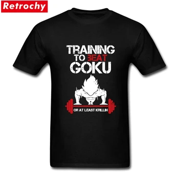 2017 Mens Süper Saiyan Goku Kısa Kollu Yuvarlak yaka Organik Pamuk Anime t-Shirt Artı Boyutu Özel Baskılı T shirt