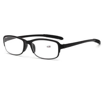2017 Optik Açık presbit lastik ayaklar Yaşlı Gözlük Erkek Kadın Okuma 4.00 çok hafif Gözlük +1.00 +skid Anti gözlükleri