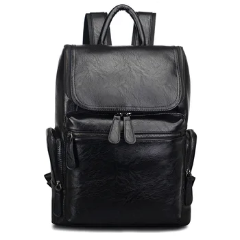 2017 Sıcak! erkek sırt çantası erkek seyahat çantası mochilas okul Hakiki deri iş çantası büyük laptop alışveriş seyahat çantası erkek