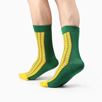 2017 yeni moda Yaratıcı çorap meyve Mısır astronot çizgi dizi erkek pamuklu çorap kadın çorap