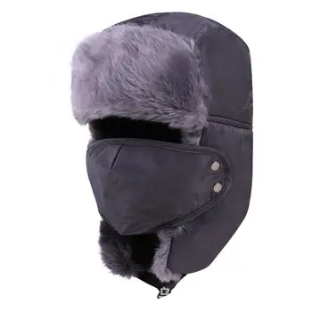 2017 yeni Rus Bombardıman Kamuflaj Şapka süper Sıcak Kış Erkek ve Kadın Unisex Maske Kalın CamoCap Kulak Sürme Kapak Etkilidirler
