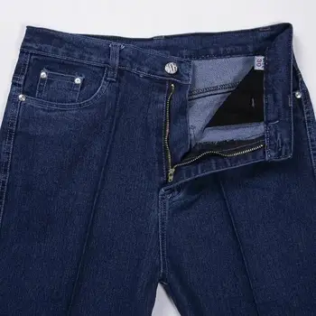 2017 Yeni varış pantolon düz kot kadın artı boyutu 42 43 kadın kot pantolon