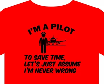 2018 Kısa Kollu Pamuk Erkek Giyim Uçak Uçak Helikopter Drone Simülatörü Kontrol Kitap Kadar Tee T shirt Homme Pilot Üstleri