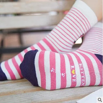 2018 Promosyon Calcetines Tüp Çorap Üç Sonbahar Ve Kış Sıcak Pamuk Küçük Boyutlu Çorap, Eğlence Kadınlar Mujer