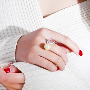 2018 yeni kabuk inci kadın en çok satanlar listesinde Bayanlar toptan takı Altın rengi Moda büyük tasarımcı parmak yüzük hediye yüzük