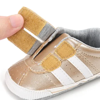 2018 yeni moda Rahat Spor bebek Ayakkabıları Yenidoğan Bebek Ayakkabı Kızlar Çocuklar Pre-walker Yumuşak Tek Anti-toddler Ayakkabı kayma